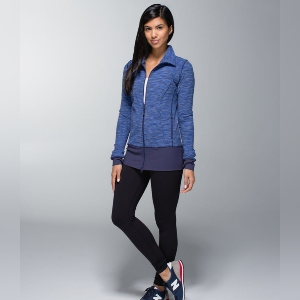 Lululemon Nice Asana Jacket Size 2 Cadet blue
